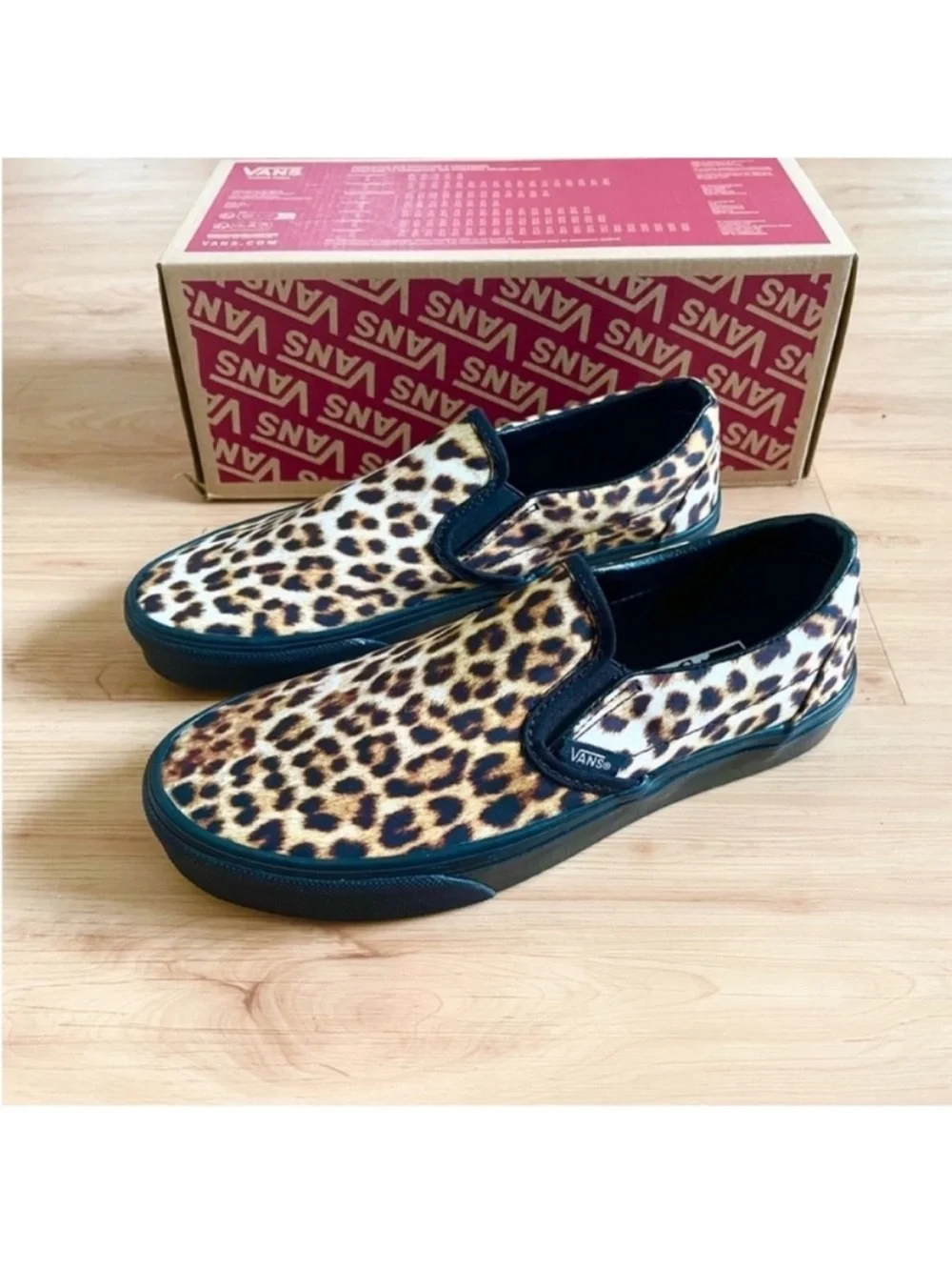 VANS Classic Slip-on Shoes (90sGrunge Black) Women 8.OUS Mens 6.5 US
